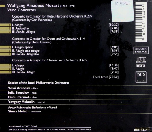 Wind Concertos - Wolfgang Amadeus Mozart