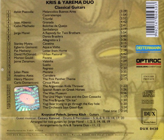 Kris/ Yarema Duo [CD]