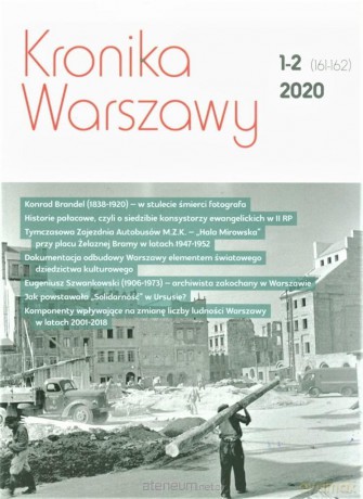 Kronika Warszawy 1-2 (161-162)/2020 [KSIĄŻKA]