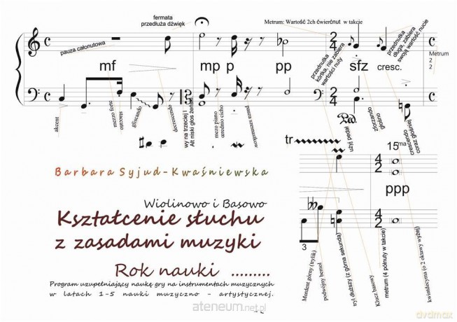 Kształcenie słuchu z zasadami muzyki - Barbara Syjud-Kwaśniewska [KSIĄŻKA]
