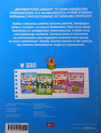 Matematyczne zabawy dla 4-latka [KSIĄŻKA]
