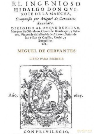 Miguel de Cervantes. Libro para escribir [KSIĄŻKA]