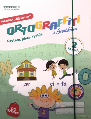 Teczka do zestawu Ortograffiti z Bratkiem 2 45 min
