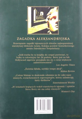 Zagadka Aleksandryjska - Berry Steve [KSIĄŻKA]