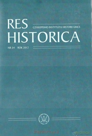 Res Historica (Tom 34) - Dariusz Słapek [KSIĄŻKA]