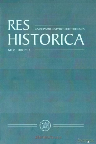 Res Historica (Tom 35) - Dariusz Słapek [KSIĄŻKA]