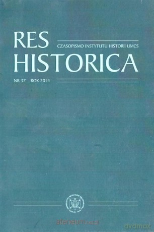 Res Historica (Tom 37) - Dariusz Słapek [KSIĄŻKA]
