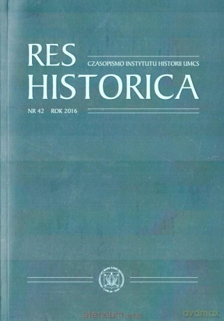 Res Historica (Tom 42) - Dariusz Słapek [KSIĄŻKA]