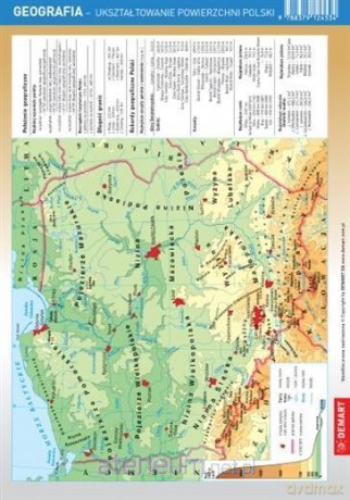 Ściągawka - Geografia - Ukształtowanie pow. Polski [KSIĄŻKA]