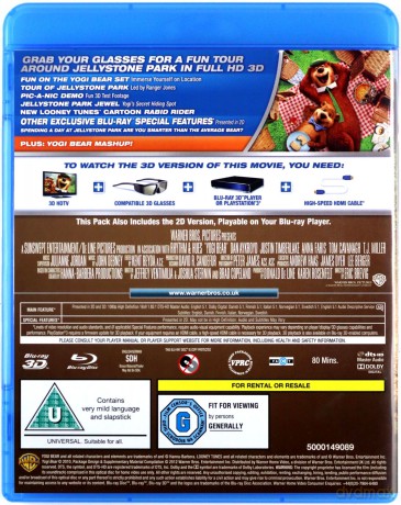 Yogi Bear (Miś Yogi) [Blu-Ray]+[Blu-Ray 3D]