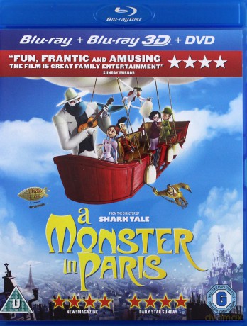 Monster in Paris (Przygoda w Paryżu) [Blu-Ray 3D]+[DVD]