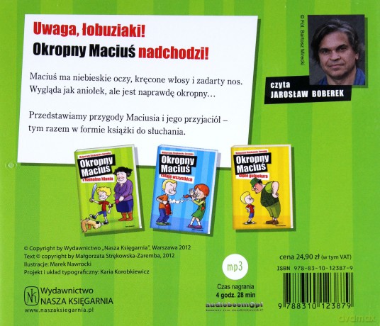 CD Mp3 Okropny Maciuś CD 1 - Małgorzata Strękowska-Zaremba [AUDIOBOOK] [CD]