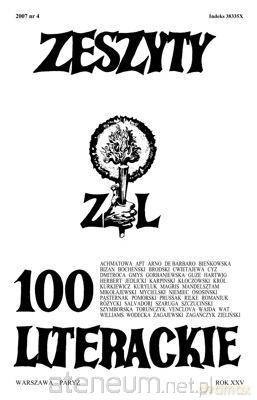 Zeszyty literackie 100 4/2007 [KSIĄŻKA]
