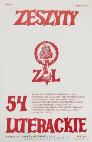 Zeszyty literackie 54 2/1996 [KSIĄŻKA]