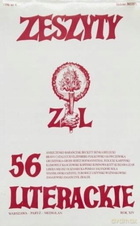Zeszyty literackie 56 4/1996 [KSIĄŻKA]