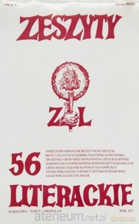 Zeszyty literackie 56 4/1996 [KSIĄŻKA]