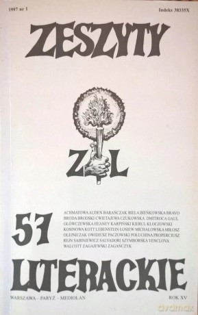 Zeszyty literackie 57 1/1997 [KSIĄŻKA]