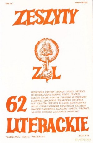 Zeszyty literackie 62 2/1998 [KSIĄŻKA]