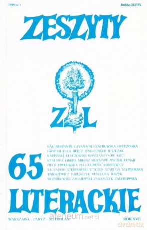 Zeszyty literackie 65 1/1999 [KSIĄŻKA]