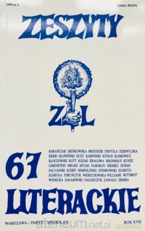 Zeszyty literackie 67 3/1999 [KSIĄŻKA]