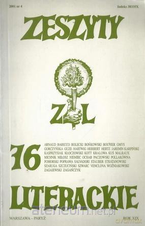 Zeszyty literackie 76 4/2001 [KSIĄŻKA]