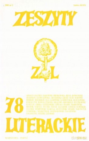 Zeszyty literackie 78 2/2002 [KSIĄŻKA]