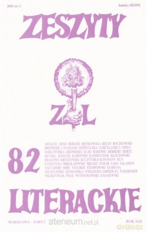 Zeszyty literackie 82 2/2003 [KSIĄŻKA]