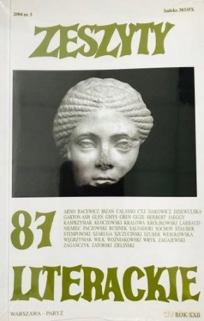 Zeszyty literackie 87 3/2004 [KSIĄŻKA]