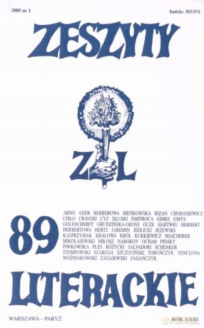 Zeszyty literackie 89 1/2005 [KSIĄŻKA]
