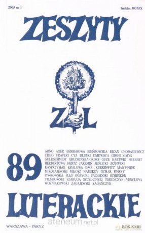 Zeszyty literackie 89 1/2005 [KSIĄŻKA]