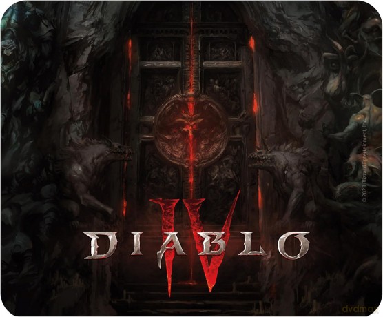 DIABLO - Elastyczna podkładka pod myszkę - Hellgate