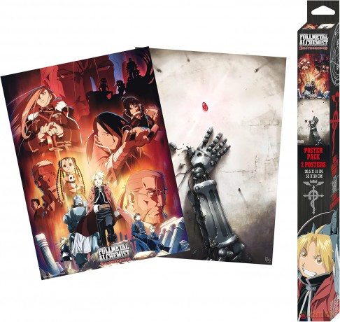FULLMETAL ALCHEMIST - Set 2 Posters Chibi 52x38 - Series 1