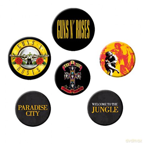 GUNS N ROSES - Badge Pack - Lyrics and Logos