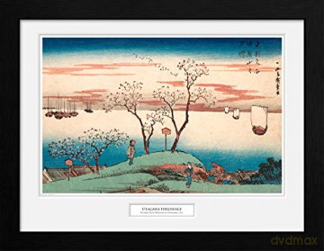 HIROSHIGE - Framed print Cherry Blossom at Gotenya (30x40)