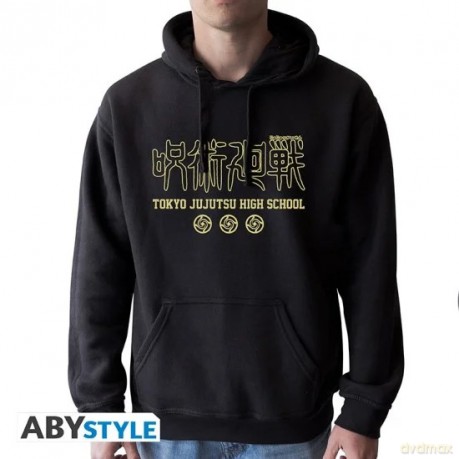 JUJUTSU KAISEN - Hoodie - Tokyo Jujutsu High man without zip black size M