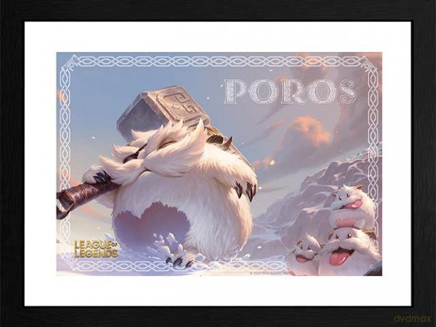 LEAGUE OF LEGENDS - Plakat w ramie Poro (30x40)