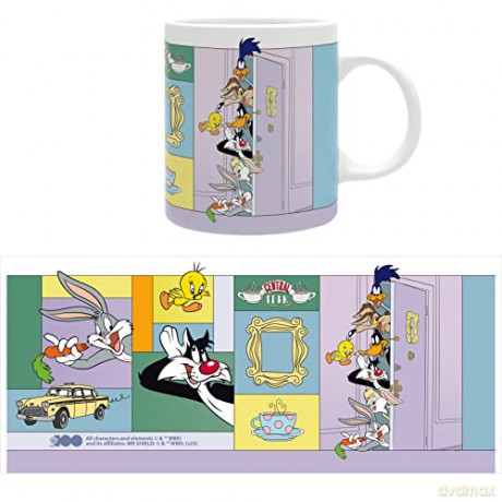 LOONEY TUNES - Kubek - 320 ml - Friends Mash Up