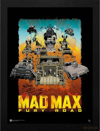 MAD MAX: FURY ROAD - Framed print Warner 100th (30x40)