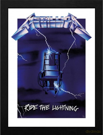 METALLICA - Framed print Ride the Lightning (30x40)