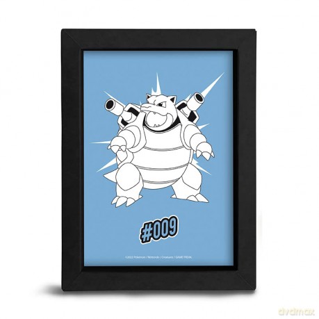 Pokemon - Frame Kraft 15x20cm - POP Color - Blastoise