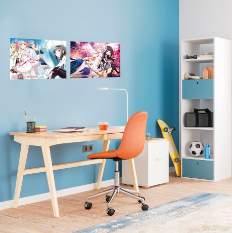 PUELLA MAGI MADOKA MAGICA - Set 2 Posters Chibi 52x38 - Series 1