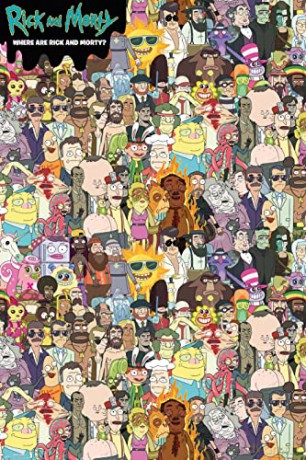 RICK AND MORTY - Poster Maxi 91.5x61 - Where's Rick