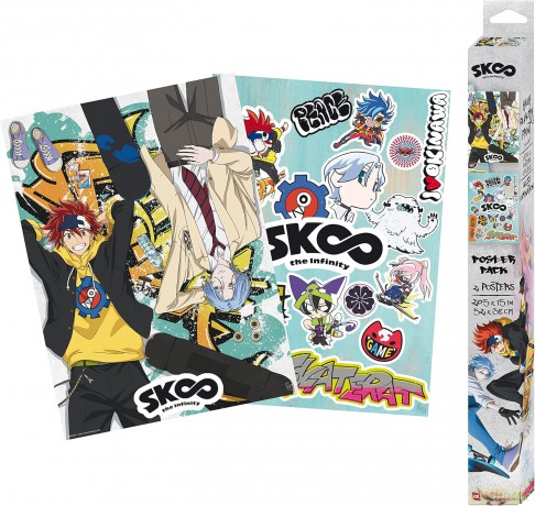 SK8 THE INFINITY - Set 2 Posters Chibi 52x38 - Series 1