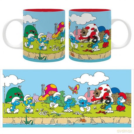 THE SMURFS - Kubek 320ml GROUP
