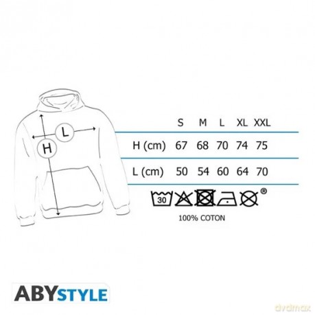 JUJUTSU KAISEN - Hoodie - Tokyo Jujutsu High man without zip black size S