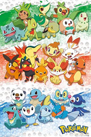 POKEMON - Poster Maxi 91.5x61 - First Partners
