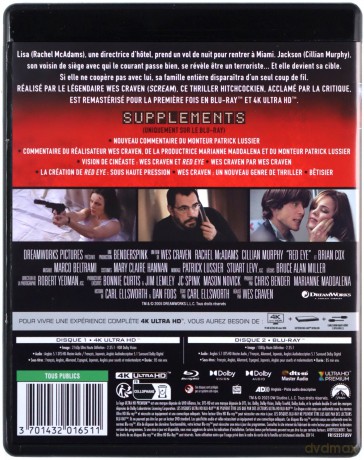 Red Eye [Blu-Ray 4K]+[Blu-Ray]