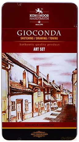 Atrystyczny zestaw prezentowy GIOCONDA ARTSET metalowe pudełko 8890