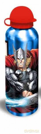 Bidon aluminiowy 500ml 3 wzory Avengers AV50002 Kids Euroswan mix butelka na wodę