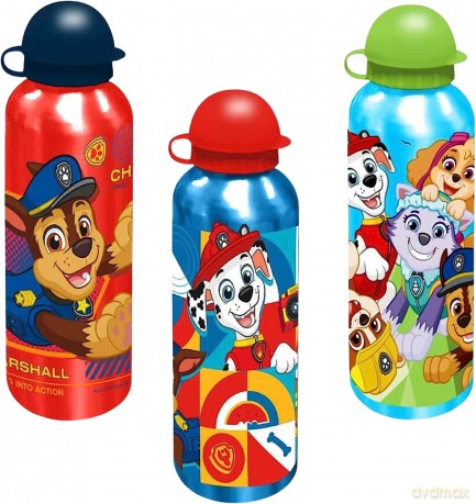 Bidon aluminiowy 500ml 3 wzory PAW PATROL Psi Patrol PW19917 Kids Euroswan mix butelka na wodę